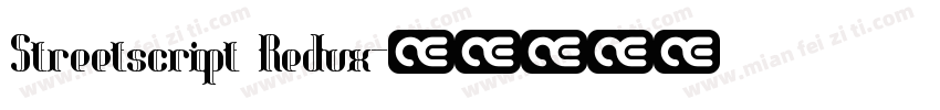 Streetscript Redux字体转换